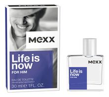 Mexx Life is Now for Him туалетная вода 30мл