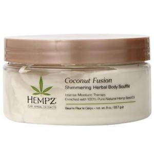 Суфле для тела с мерцающим эффектом Herbal Body Souffle Coconut Fusion, 227 гр