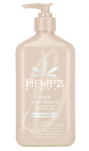 Увлажняющее молочко для тела Koa & Sweet Almond Smoothing Herbal Body Moisturizer, 500 мл