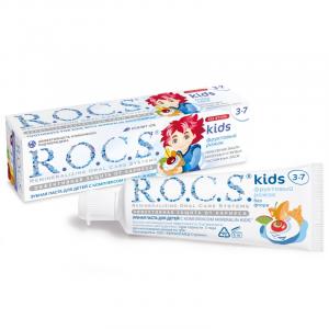 Зубная паста R.O.C.S. фрукт. рожок без фтора 45 гр