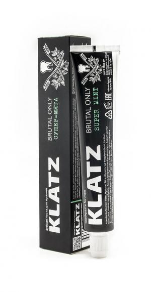 Зубная паста для мужчин Klatz BRUTAL ONLY Супер-мята 75 мл