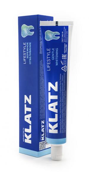 Зубная паста Klatz LIFESTYLE Бережное отбеливание 75 мл