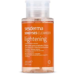 SENSYSES Cleanser LIGHTENING – Липосомальный лосьон для снятия макияжа для пигментированной и тусклой кожи, 200 мл