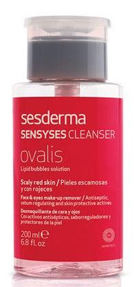 !SENSYSES Cleanser OVALIS – Липосомальный лосьон для снятия макияжа для кожи склонной к покраснению и шелушению, 200 мл