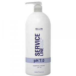 OLLIN SERVICE LINE Шампунь-пилинг рН 7.0 1000мл/ Shampoo-peeling pH 7.0