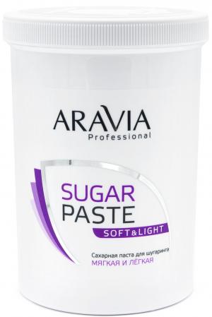 ARAVIA Professional Сахарная паста для шугаринга Мягкая и лёгкая 1500 г   НОВИНКА