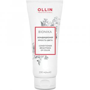 OLLIN BioNika Кондиционер для окрашенных волос 