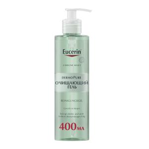 Eucerin, DermoPURE, очищающий гель, 400 мл / поступит не ранее ноября 23