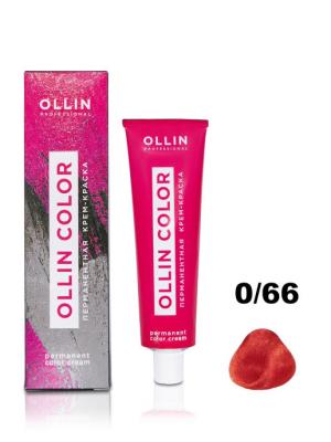 OLLIN COLOR   0/66 корректор красный 100 мл Перманентная крем-краска для волос