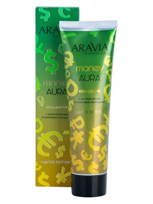 ARAVIA Professional Крем для рук Money Aura с маслом арганы и золотыми частицами, 100 мл