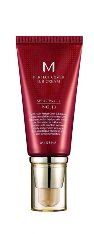 Тональный крем MISSHA M Perfect Cover BB Cream SPF42/PA+++ (No.13/Bright Beige) 50ml