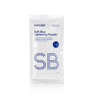 Порошок для осветления волос (Blond Touch Soft Blue lightening powder) PURE WHITE, 30 г
