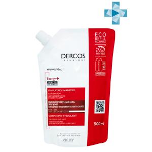 DERCOS Energy + Шампунь п/выпадения волос, 500мл ЭКО-РЕФИЛЛА