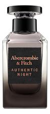 Abercrombie & Fitch Authentic Night Man туалетная вода 100мл уценка